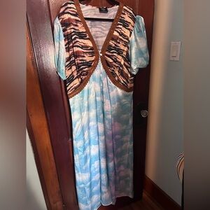 Dressed in Lala Satin Midi